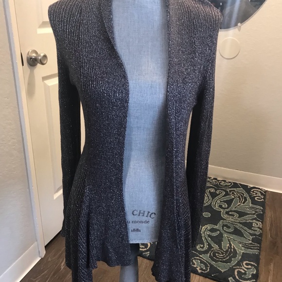 Belldini Jackets & Blazers - Ladies cardigan. Dark grey metallic very cool
